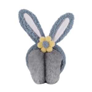 Women Rabbit Earmuffs Girls Cute Outdoor Ear Warmers Winter Warm Adjustable Ear Covers Foldable Children Animal Earmuffs