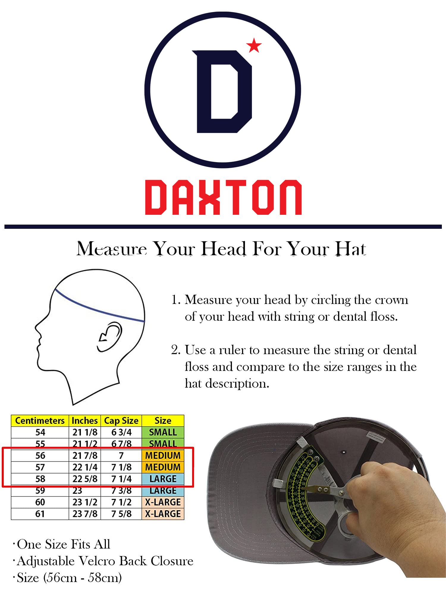 Daxton Structured Baseball Hat Cap Old English A to Z Letter Number Initial-Navy, Letter B