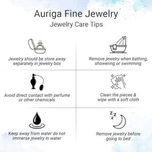 Auriga Fine Jewelry 10K Yellow Gold Floating Heart Chain Slide Pendant for Women