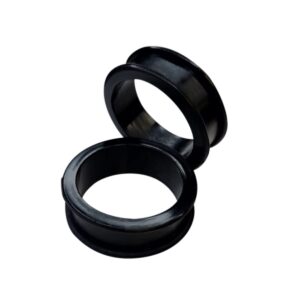 Satix Ear Piercing Tunnel Soft Silicone Double Flared Ear Plugs 32mm Flexible Ear Stretching Gauge Expander 1 1/4 inch