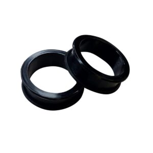 Satix Ear Piercing Tunnel Soft Silicone Double Flared Ear Plugs 32mm Flexible Ear Stretching Gauge Expander 1 1/4 inch