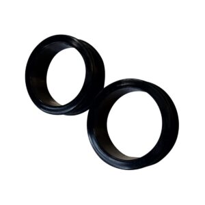 Satix Ear Piercing Tunnel Soft Silicone Double Flared Ear Plugs 32mm Flexible Ear Stretching Gauge Expander 1 1/4 inch