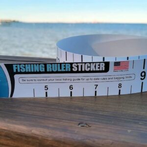 Salty Bones 36" Fishing Ruler Sticker - Made in The USA