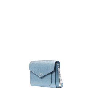 Kate Spade New York Tinsel Flap Crossbody (Frosty Sky Blue)