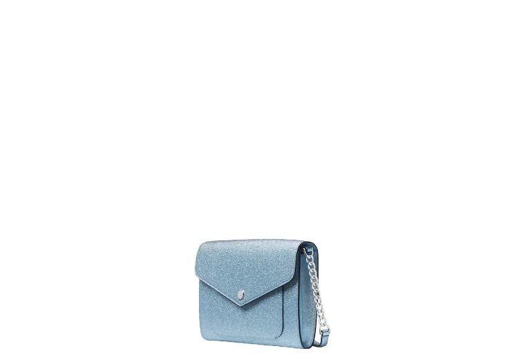 Kate Spade New York Tinsel Flap Crossbody (Frosty Sky Blue)