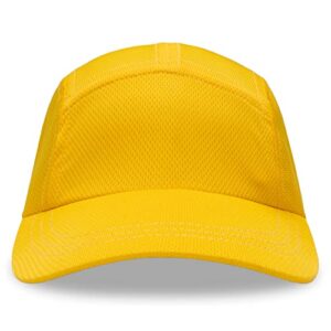 Headsweats Standard Performance Race Hat Baseball Cap for Running and Outdoor Lifestyle, Canary Yellow, One Size