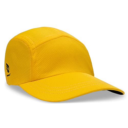 Headsweats Standard Performance Race Hat Baseball Cap for Running and Outdoor Lifestyle, Canary Yellow, One Size