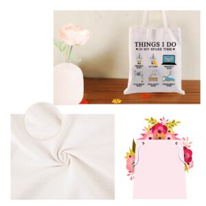 CMNIM Bubble Tea Lover Gifts Bubble Tote Bag kawaii Bubble Tea Merchandise for Girls Things I Do In My Spare Time Anime Gift(Bubble Tote Bag)