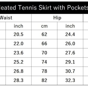 2 Pack Tennis Skirts for Women with Pockets High Waist Athletic Shorts Pleated Sports Golf Skorts Small Black White