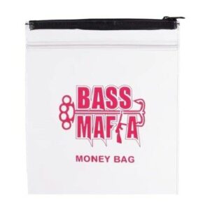 (4) Bass Mafia Heavy Duty 7''x8'' Fishing Waterproof Money Bag