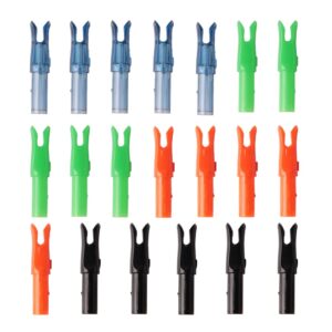 Ximimark 20pcs Hunting Archery Arrow Internal Accessories for Shaft Plastic Arrow Tails