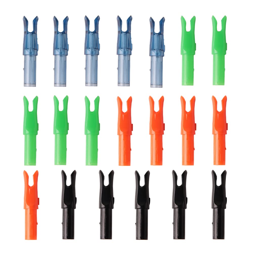 Ximimark 20pcs Hunting Archery Arrow Internal Accessories for Shaft Plastic Arrow Tails