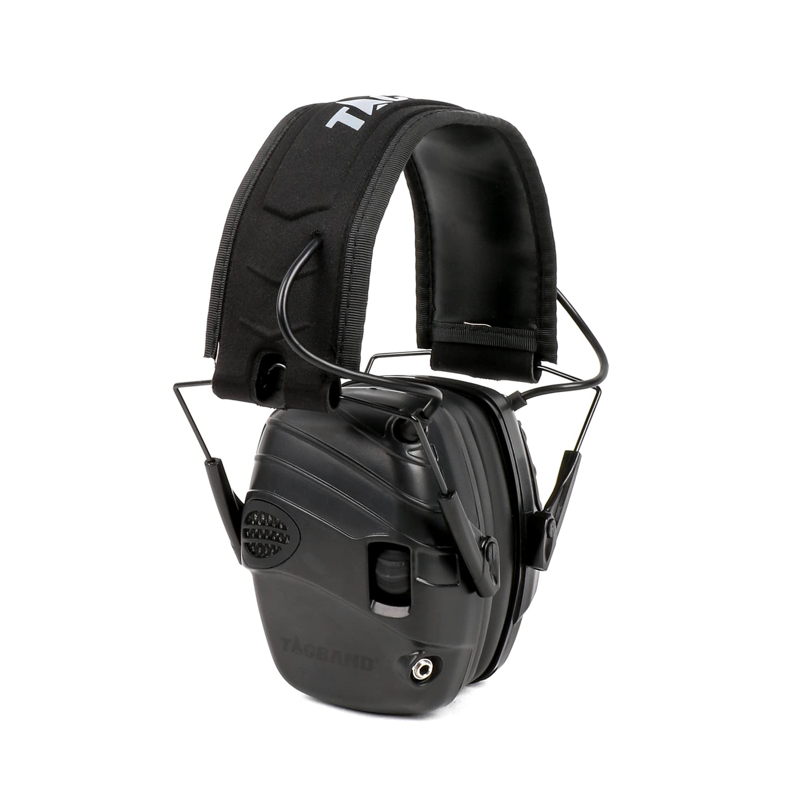 TACBAND Shooting Ear Protection with Hard EVA Case - Low-profile Compact Noise Reduction Ear Muffs NRR 24dB for Shooting & Hunting - Hearing Protection for Shooting Range