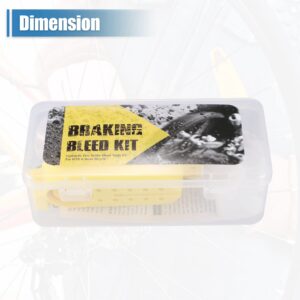 X AUTOHAUX Hydraulic Disc Brake Kit Mineral Oil-Bleed Kit Bike Repair Tools Universal for MTB Moutain Bike Road Bicycle