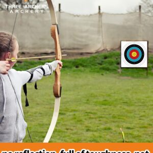 THREE ARCHERS 20pcs Targets Paper Standard Archery 23.6In 10 Ring Bow and Arrow Targets for Hunting & Shooting Archery Accessories for Target Practice