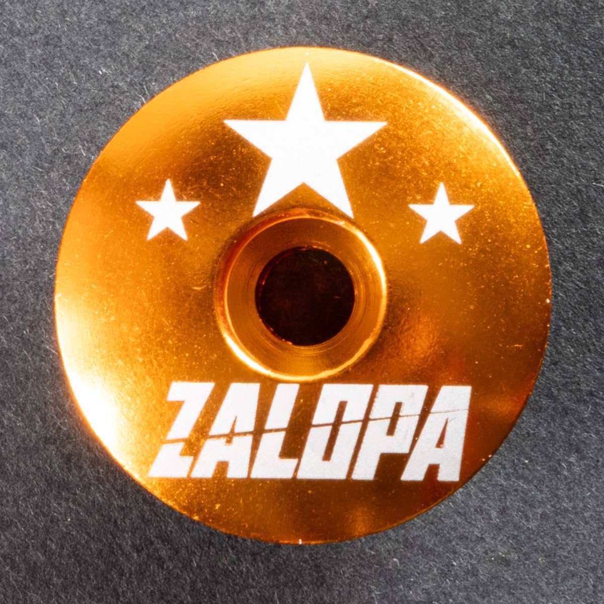 ZALOPA Classic Headset Top Cap 1 1/8 inch Super Light Weight About 8g Headset Tube Cover stem Cap for MTB Road Bike Forks Gold