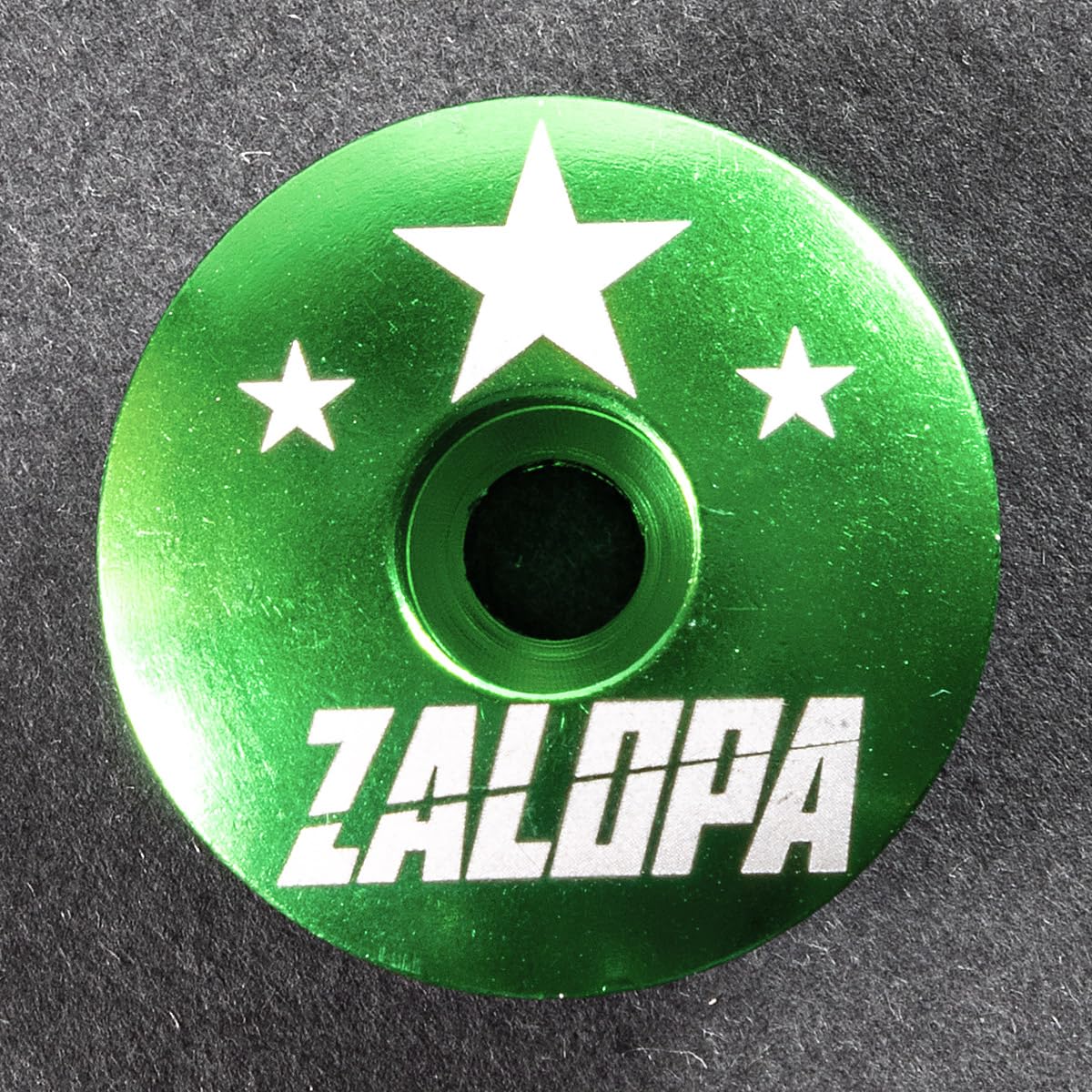 ZALOPA Classic Headset Top Cap 1 1/8 inch Super Light Weight About 8g Headset Tube Cover stem Cap for MTB Road Bike Forks Green