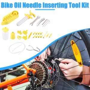 X AUTOHAUX Hydraulic Disc Brake Kit Mineral Oil-Bleed Kit Bike Repair Tools Universal for MTB Moutain Bike Road Bicycle