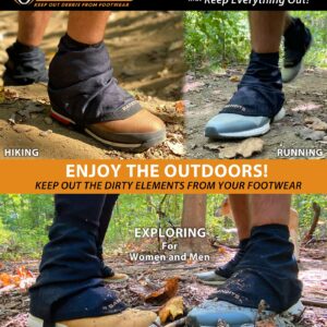 Bandits v2 - Gaiters for Hiking, Running, Landscaping, Construction and More - Fits Boots and Sneakers