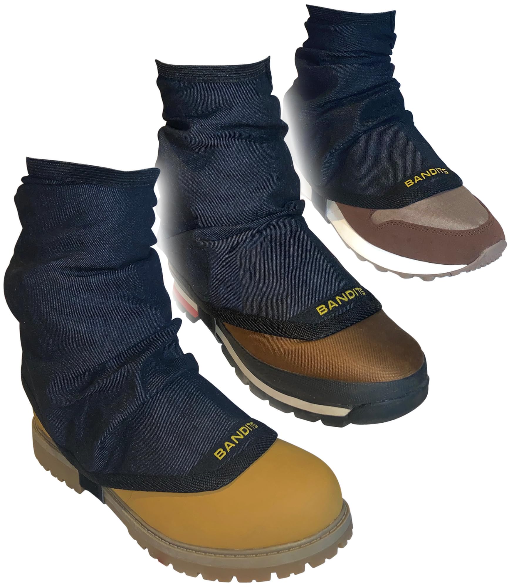 Bandits v2 - Gaiters for Hiking, Running, Landscaping, Construction and More - Fits Boots and Sneakers