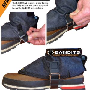 Bandits v2 - Gaiters for Hiking, Running, Landscaping, Construction and More - Fits Boots and Sneakers