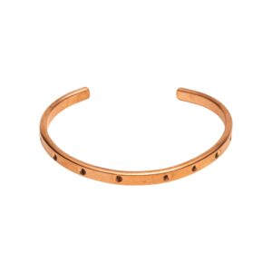 LEELA QUANTUM TECH Light Bracelet, hand crafted copper bracelet, allergen free, trendy design available in 2 variations, one size