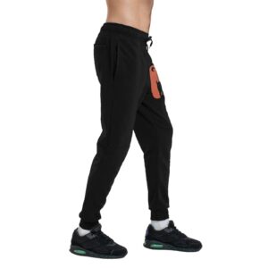 Goat Men's Casual Yoga Sweatpants Workout Athletic Elastic Waist Pants Outdoor Jogger Pants Medium Black