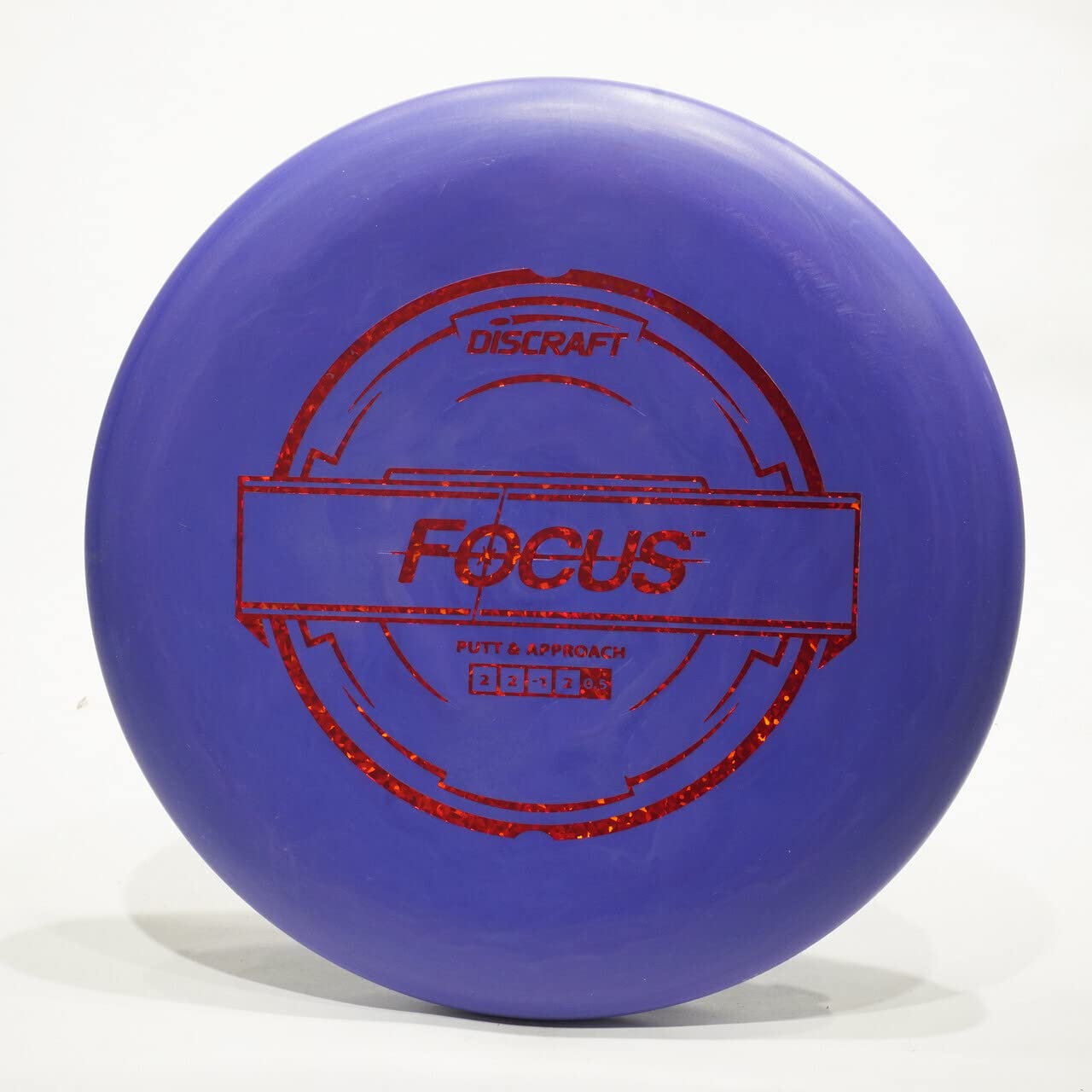 Discraft Focus (Putter Line) Putter & Approach Golf Disc, Pick Color/Weight [Stamp & Exact Color May Vary] Purple 173-174 Grams