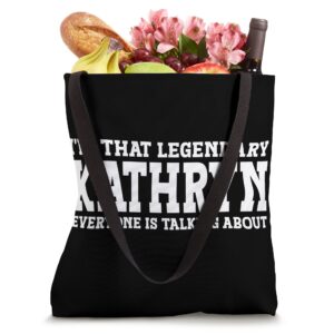 Kathryn Personal Name Women Girl Funny Kathryn Tote Bag