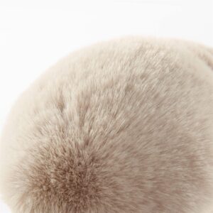 Lenwuynyo Dot Style Earmuffs Cute Faux rabbit Fur Warm Ear Warmer Furry Winter Outdoor EarMuffs Foldable Ear Warmer Unique Gifts