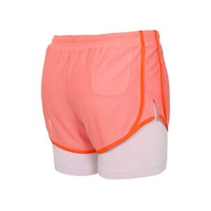 Girls Dri Fit Tempo 2 in 1 Training Shorts Youth Size Small Color Pink Salt