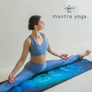 Mantra Yoga Travel PRO 1.5mm - Foldable Fitness & Exercise Mat with Bag | Lightweight, Compact & Eco-Friendly | Non-Slip & Washable | For All Types of Yoga | 72" L x 24" W