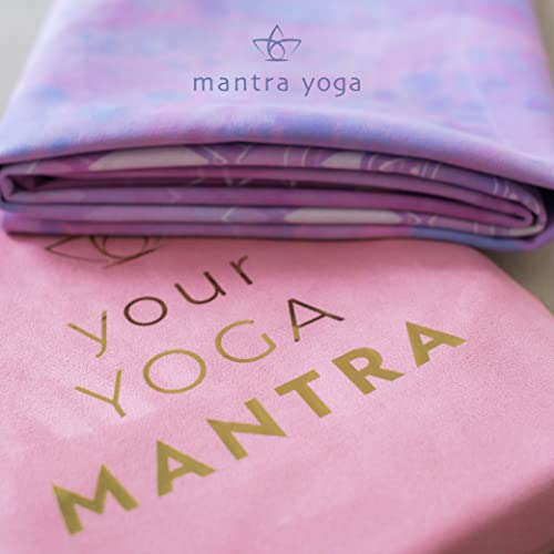 Mantra Yoga Travel PRO 1.5mm - Foldable Fitness & Exercise Mat with Bag | Lightweight, Compact & Eco-Friendly | Non-Slip & Washable | For All Types of Yoga | 72" L x 24" W