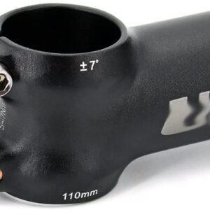 ZECHAO Ultralight Bike Stem,60/70/80/90/100/110/120/130mm Handlebar Stem 7 Degree Mountain Road Bike Stem 25.4mm Mountain Bike Stem Bike Stem (Color : Black, Size : 25.4x130mm)