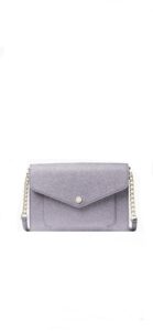 kate spade tinsel flap glitter crossbody purse (lilac frost)