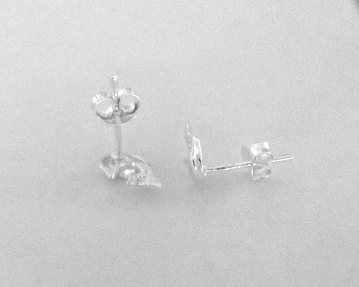 New Sterling Silver 9mm Dolphin Post Stud Earrings ME0601MOOO