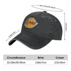 Mamba 24 Ko-Be Basketball Unisex Sandwich Cap Denim Hats Baseball Caps