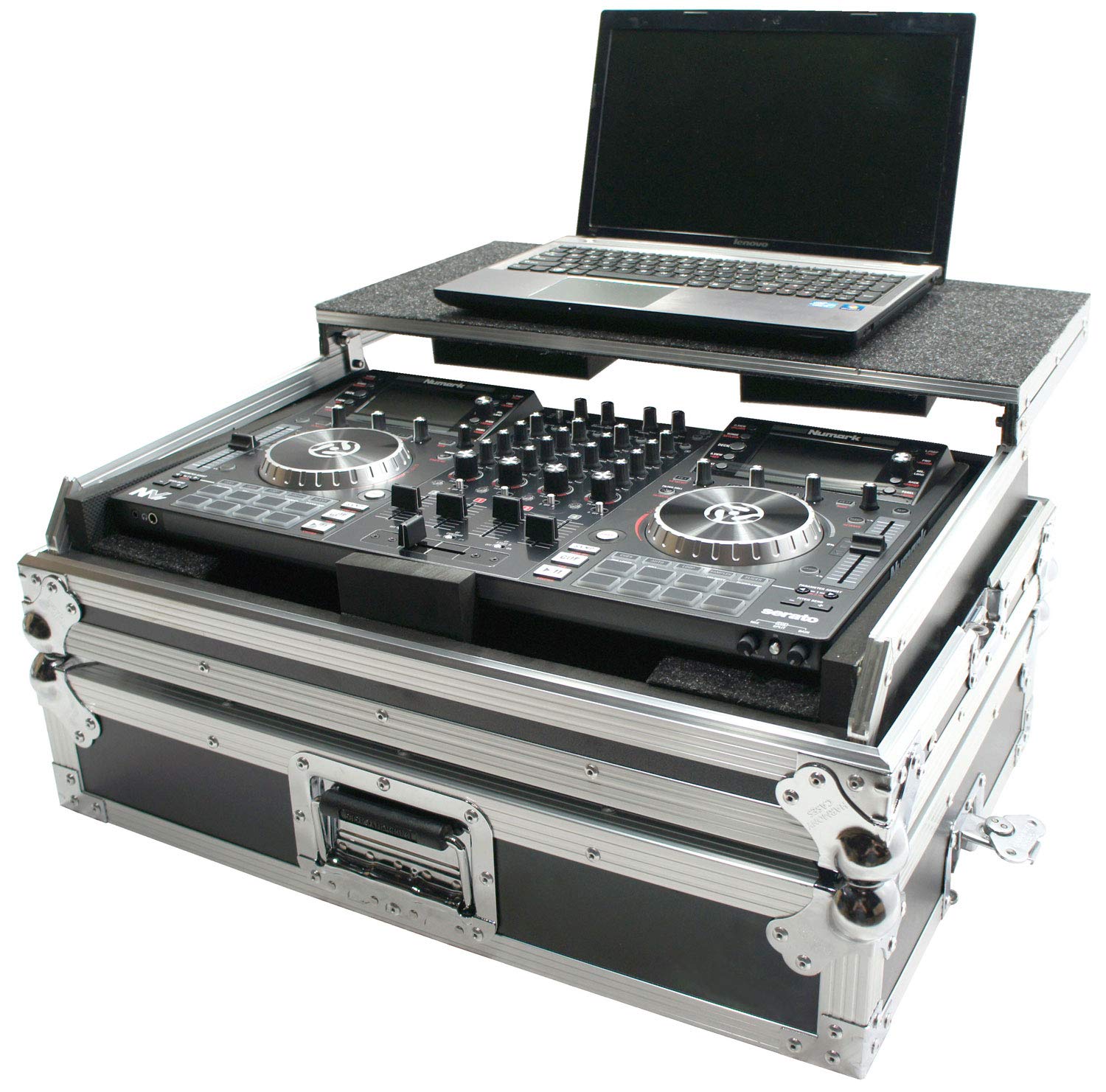 Harmony Audio HCNVLT Compatible With Numark NV II DJ Cases Flight Glide Laptop Stand Road DJ Custom Case