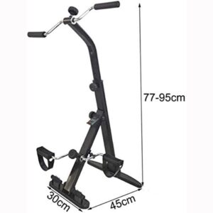 Upper and Lower Limb Rehabilitation Bicycle, Elderly Household Rehabilitation Training Equipment, Hand and Leg Rehabilitation Training Exercise Bike,Black