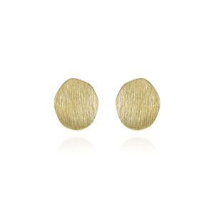 vince camuto pebble coin stud earrings goldtone