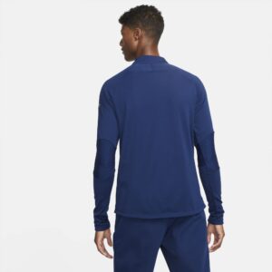 Nike Therma-FIT Academy Winter Warrior Men's Soccer Drill Top (as1, alpha, m, regular, regular, Blue Void/Blue Void/Volt)