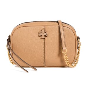 Tory Burch Women's McGraw Camera Bag, Tiramisu, Tan, One Size