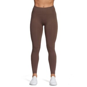 Aoxjox Seamless Workout Leggings for Women High Waisted Vital 3.0 Butt Lifting Tummy Control Yoga Pants (Vital 3.0 Fudge Coffee, Medium)