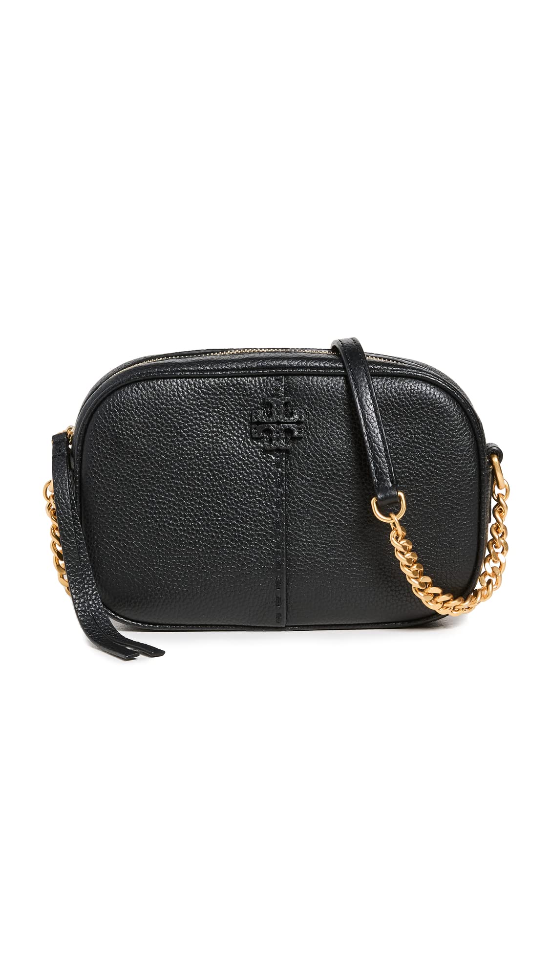 Tory Burch Women's Mcgraw Camera Bag, Black, One Size