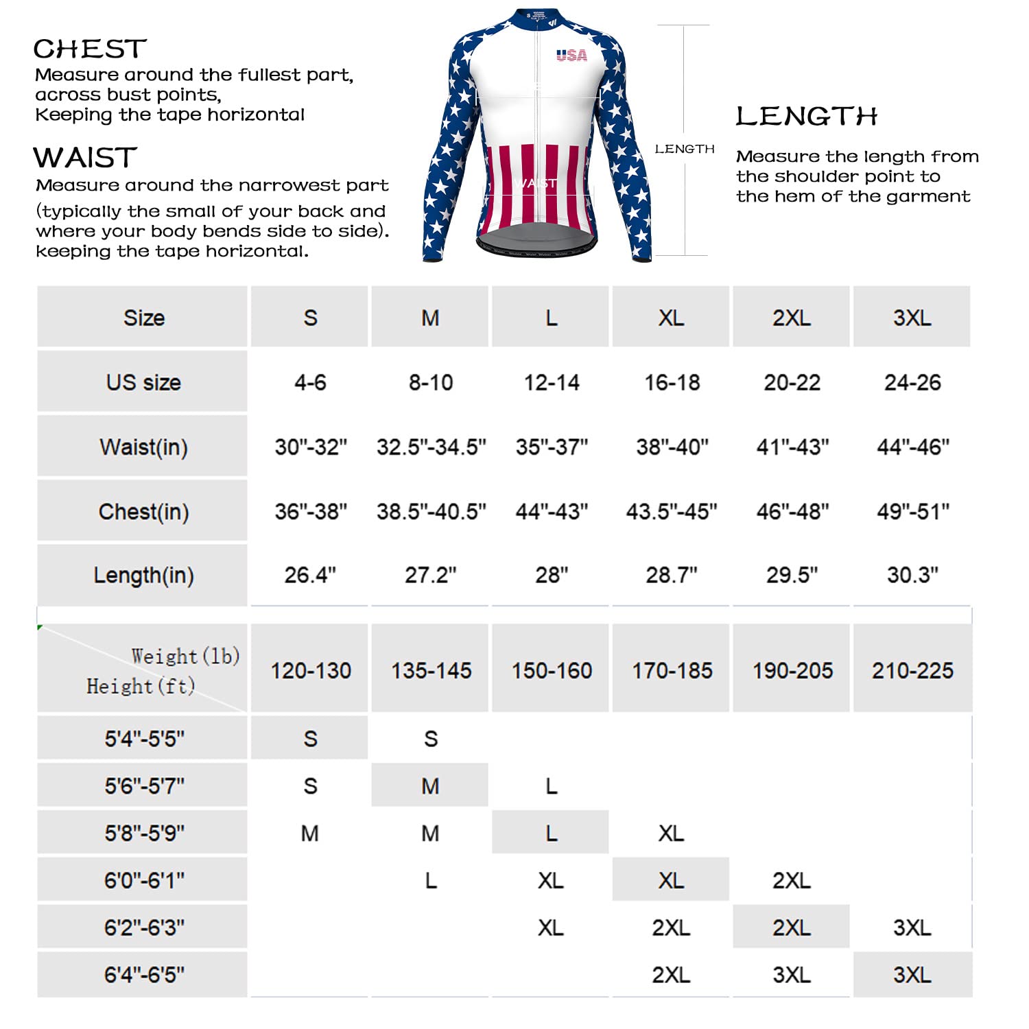 Lo.gas USA Cycling Jersey Men Long Sleeve Bike Biking Shirts American Flag Road Bicycle Clothing Full Zip with Pockets