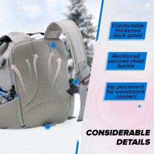 Ski Harness for Kids, Kids Ski Harness Strap with Retractable Leashes, Toddler Skis Kids Snowboard Teach Speed Control