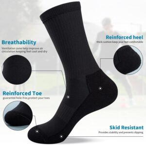 TANSTC Socks Men Women Grip Socks Soccer Anti Slip, Socks for Women Pilates Yoga Non Slip