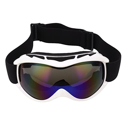 Leapiture Snow Glasses Skiing Protection Goggles Adult Ski Goggles Spherical Double Layer Anti Fog Snowboard Goggles Windproof Glasses for Climbing(blue)