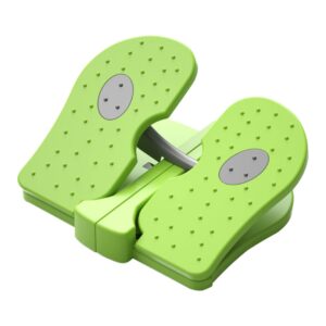 Ckuakiwu Exercise Stepper, Mini Stepper Under Desk Exerciser Foot Pedal Foldable Fitness Stair Stepper Green, Under Desk Pedal