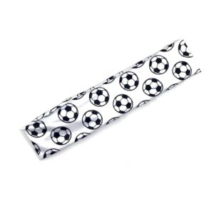 Soccer Headband Wrap Turban Women and Girls Sport Headscarf Soccer Bandana BW04 (C)